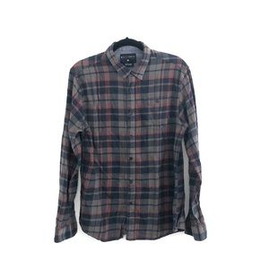 Billabong long sleeve button down fleece shirt